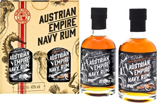 Rum Austrian Empire Reserva 1863 + Solera 18y 2×0,2l 40% GB
