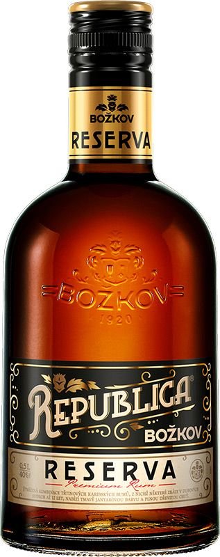 Rum Božkov Republica Reserva 0,5l 40%