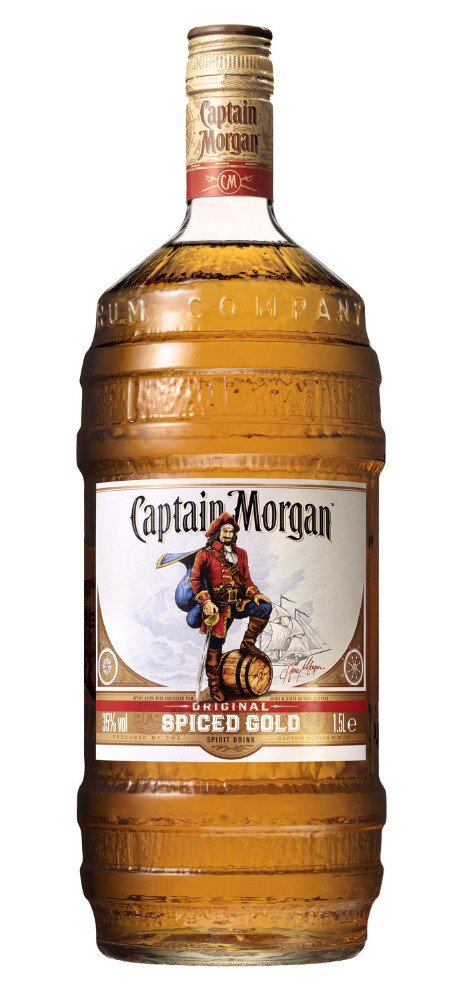 Rum Captain Morgan Gold 1,5l 35% Barrel