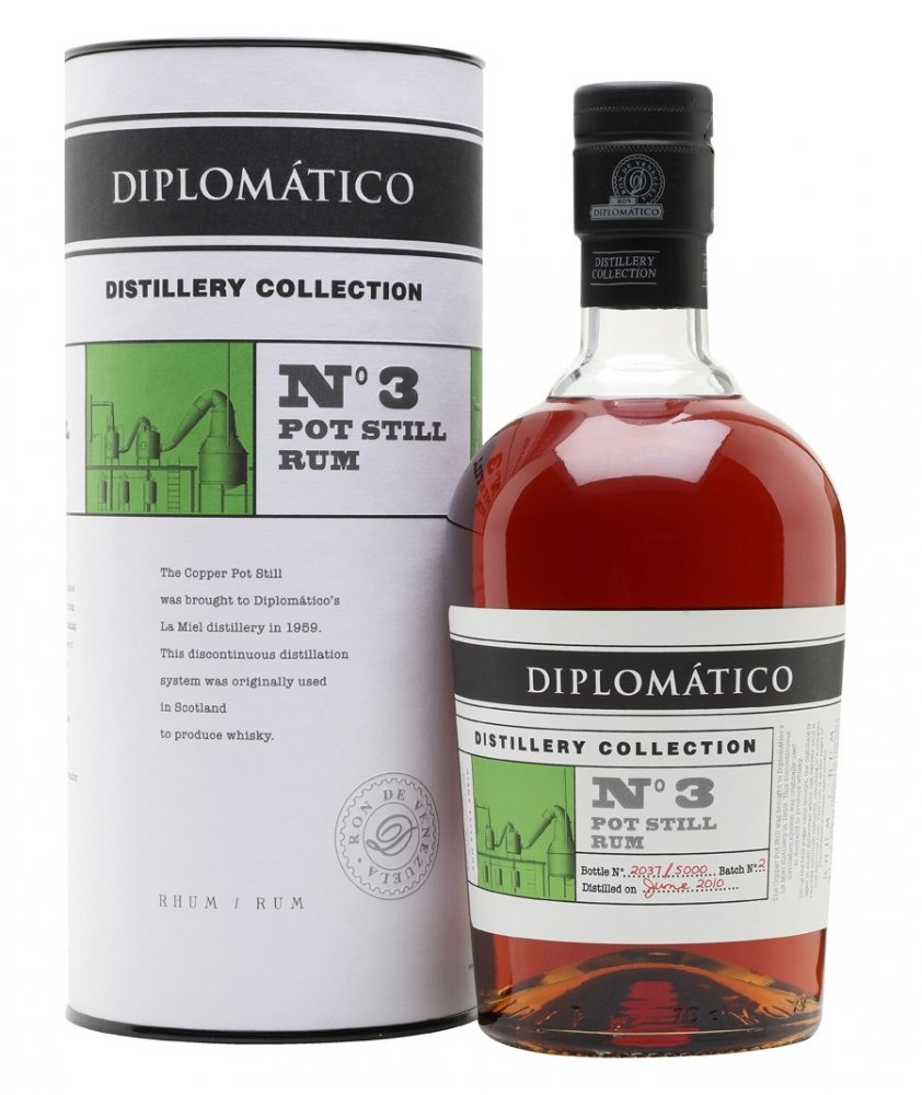 Rum Diplomatico No. 3 Pot Still Rum Distillery Collection 2010 0,7l 47% L.E.