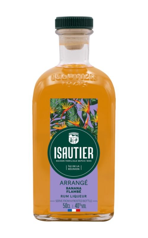 Rum Isautier Arrangé Banane Flambée 0,5l 40%