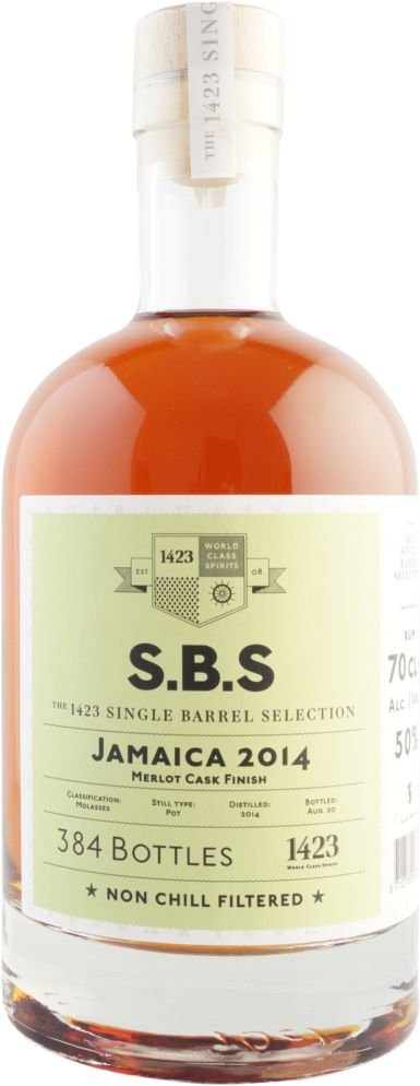 Rum S.B.S Jamaica 6y 2014 0,7l 50% / Rok lahvování 2020