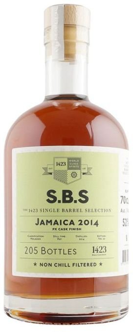 Rum S.B.S Jamaica 6y 2014 0,7l 52% / Rok lahvování 2020