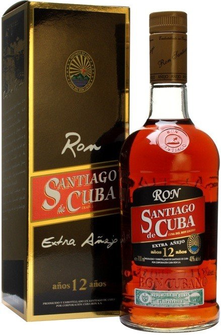 Rum Santiago De Cuba Extra Anejo 12y 0,7l 40%