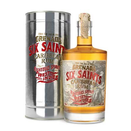 Rum Six Saints Rum 0,7l 41,7% Plech